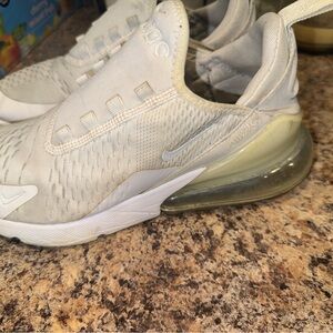 Kids White Nike Shoes